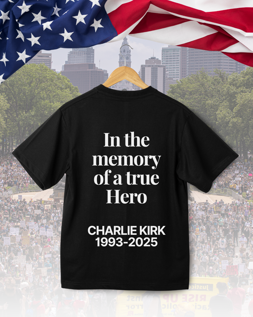 IN THE MEMORY OF CHARLIE KIRK T-shirts - Guilty Rich