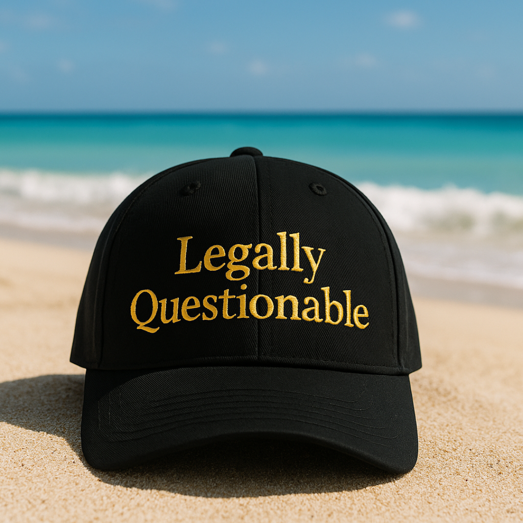 Legally Questionable 100% Cotton Guilty Rich Cap