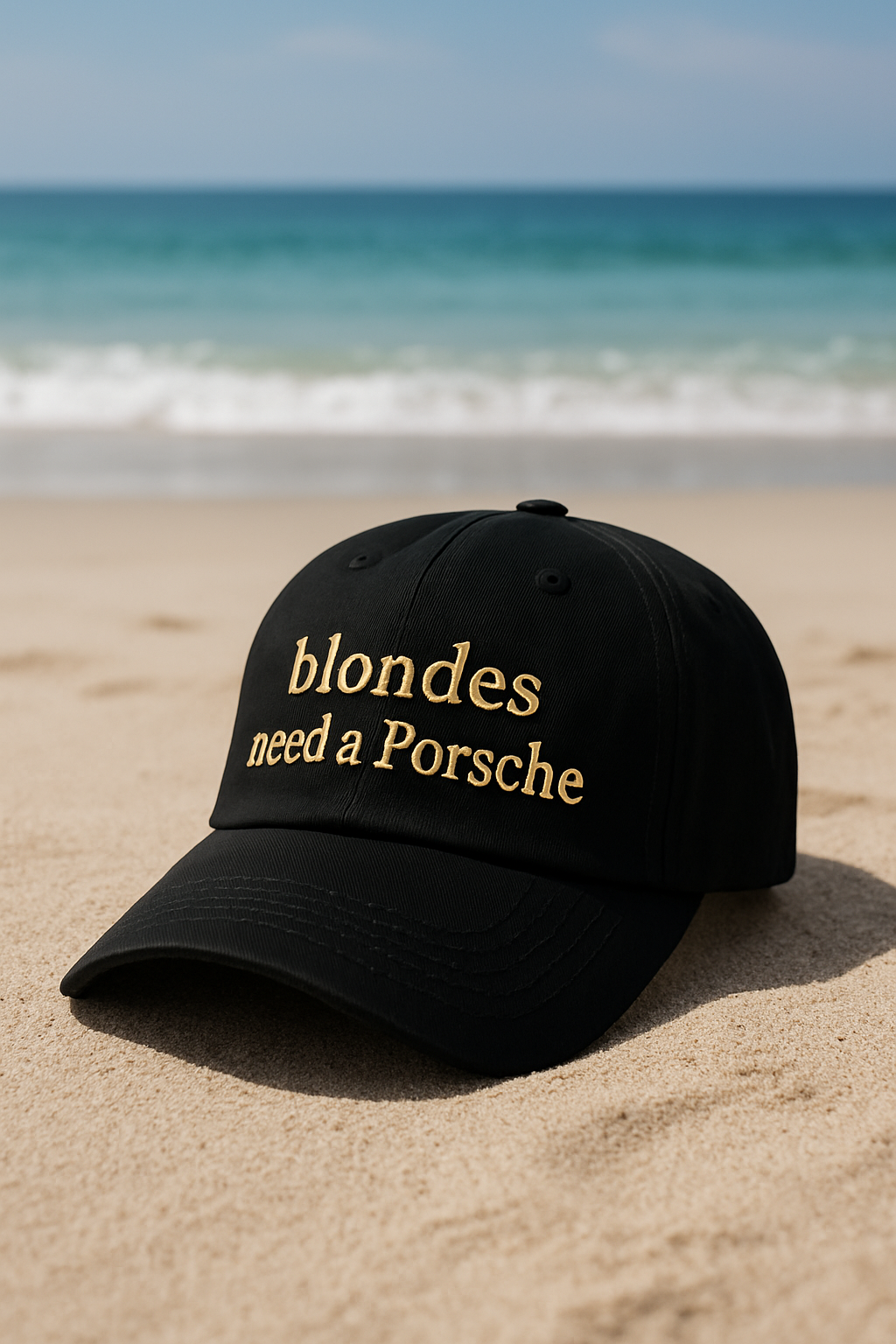 blondes need a Porsche 100% Cotton Guilty Rich Cap
