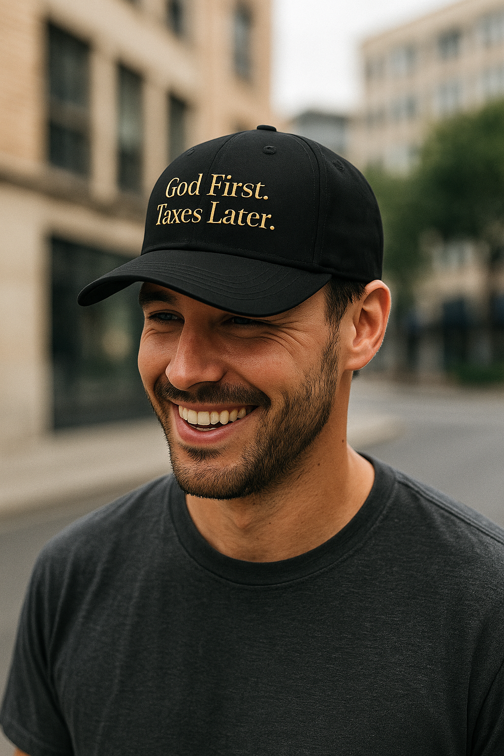 God First. Taxes Later. 100% Bumbac Șapcă Guilty Rich - Guilty Rich
