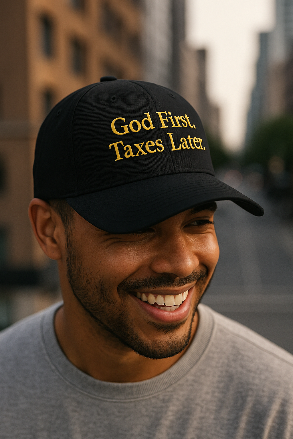 God First. Taxes Later. 100% Bumbac Șapcă Guilty Rich - Guilty Rich