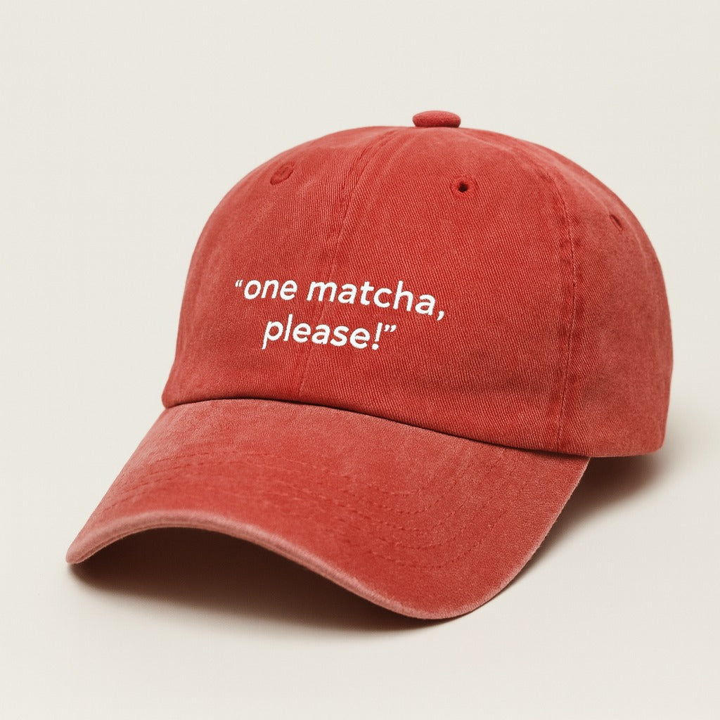 "one matcha, please!" 100% Bumbac Spălat - Guilty Rich